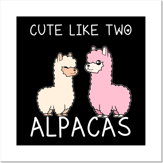 Cute Alpaca Quote Wall Art by Imutobi